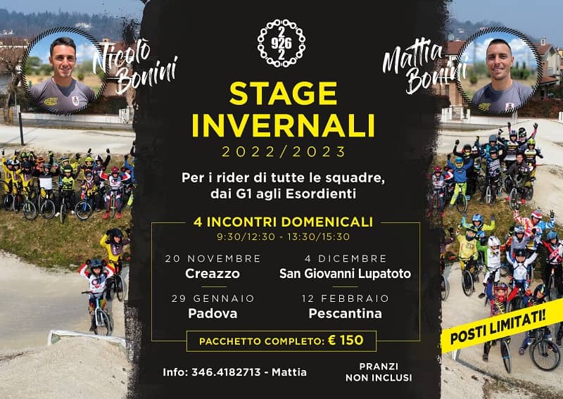 Stage invernali di bmx race