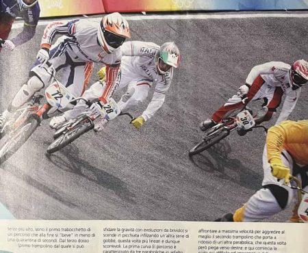 Giornali bmx olimpiadi Perchino 2008 - Manuel De Vecchi