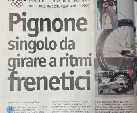 Giornali bmx olimpiadi Perchino 2008 - Manuel De Vecchi