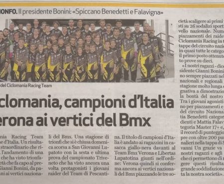 PALMARES TEAM BMX PESCANTINA